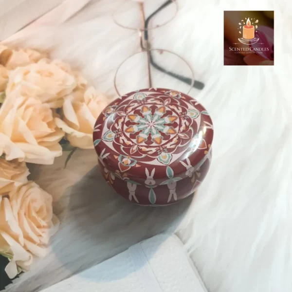 Dried Flower Scented Candle in Various Colors