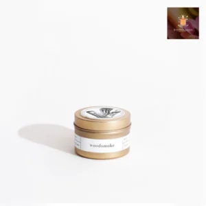 Gold Travel Woodsmoke Candle